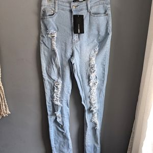 Women's high waist jeans